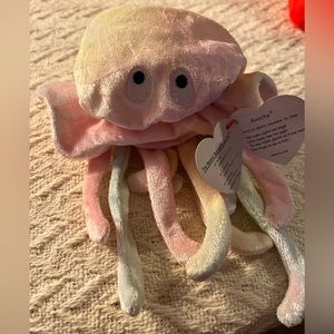 RARE ERROR TAG TY Beanie Baby Goochy Jellyfish Iridescent NEW Vintage 90s